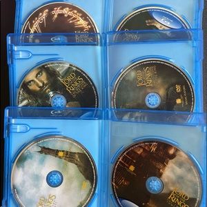 BLU-RAY DVD: Full Lord of the Rings collection